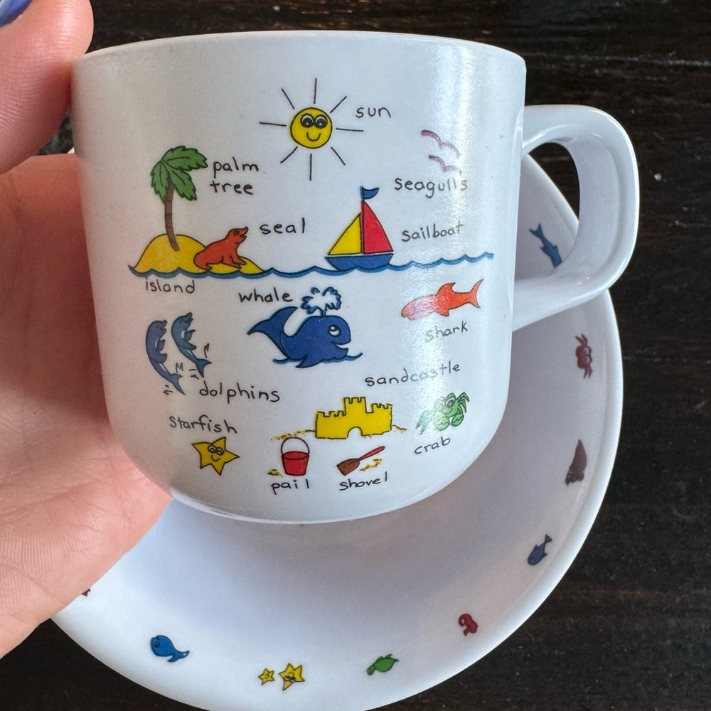 Anacapa Vintage Melamine Beach set